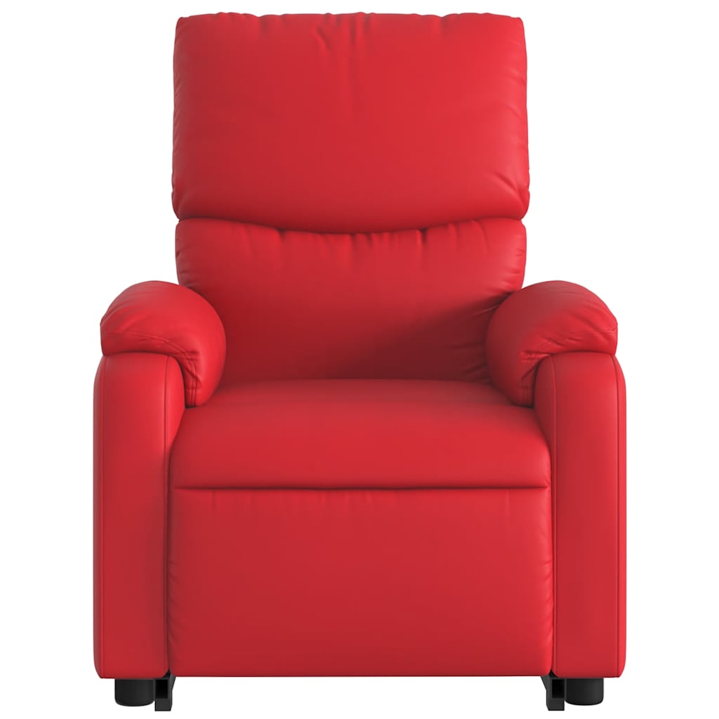 Fauteuil inclinable de massage Rouge Similicuir - XIOS