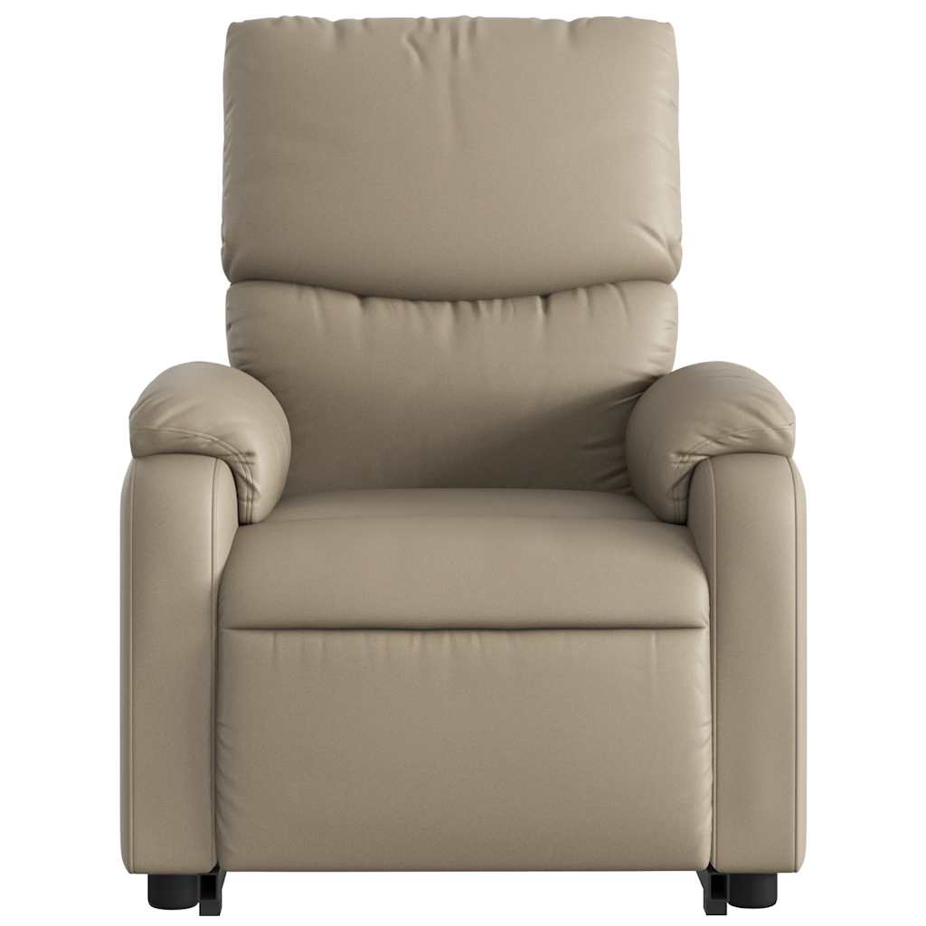 Fauteuil inclinable de massage Cappuccino Similicuir - XIOS