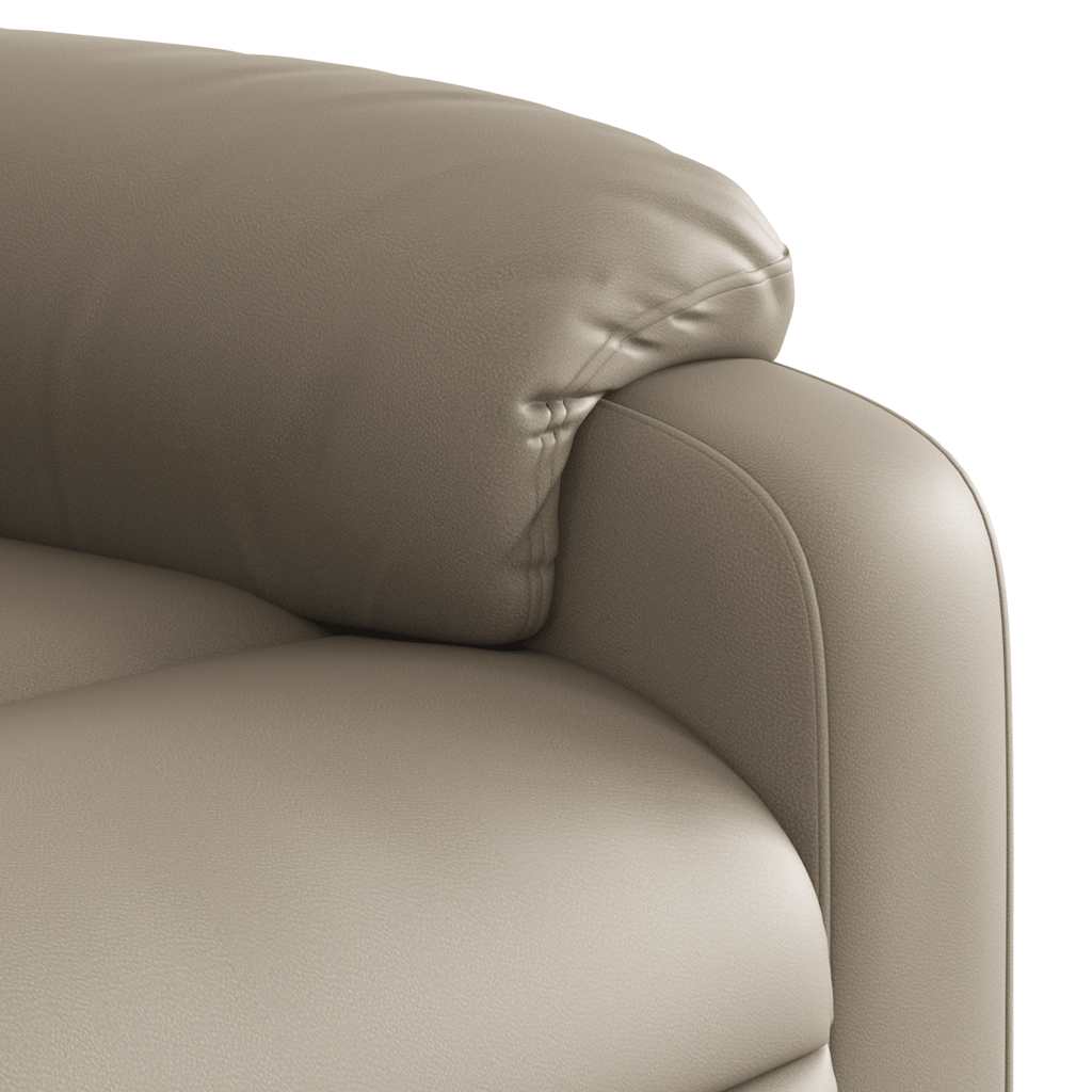 Fauteuil inclinable de massage Cappuccino Similicuir - XIOS