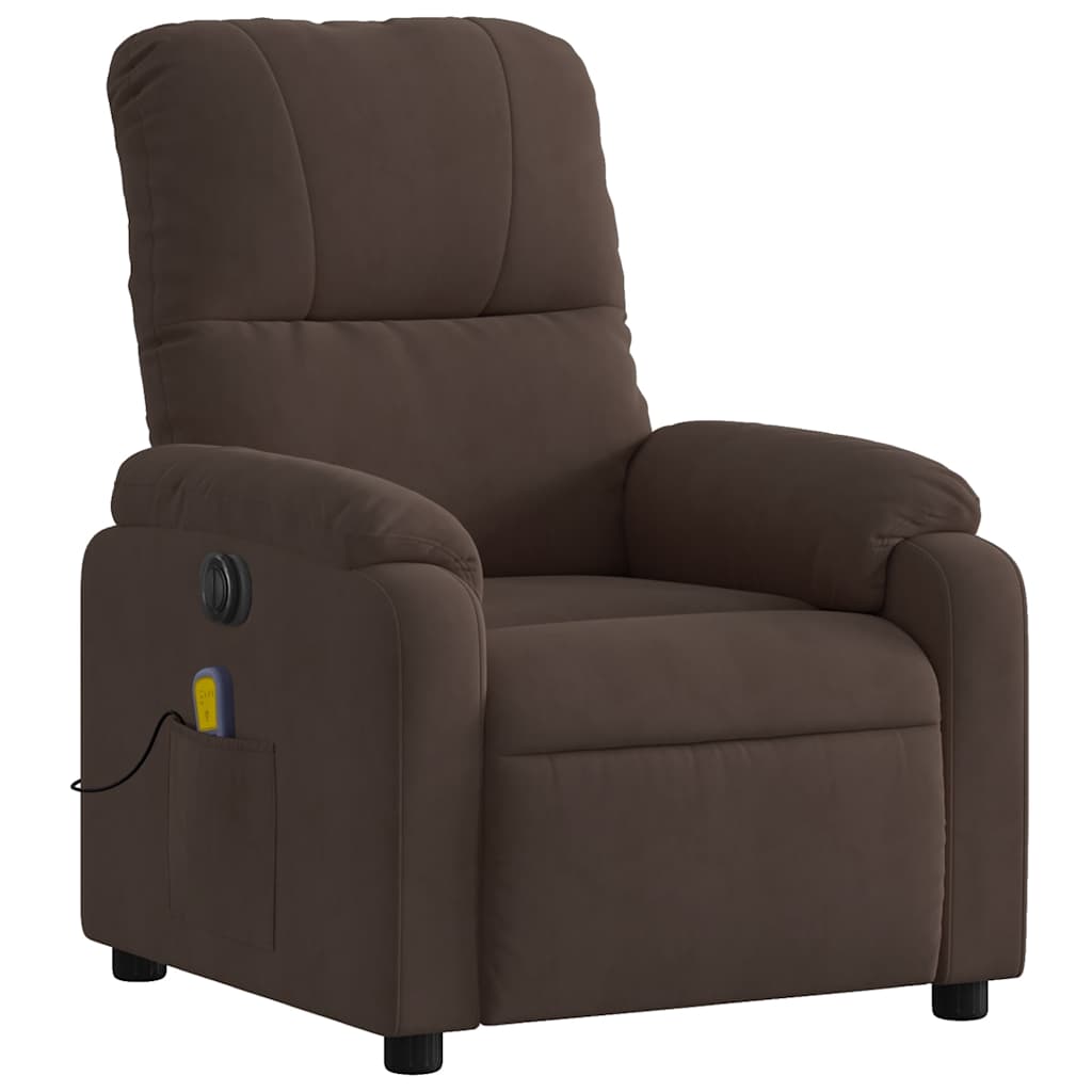 Fauteuil inclinable de massage électrique marron - XIOS
