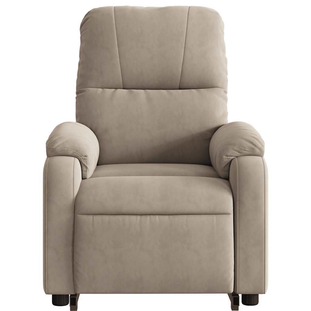 Fauteuil inclinable de massage électrique taupe - XIOS