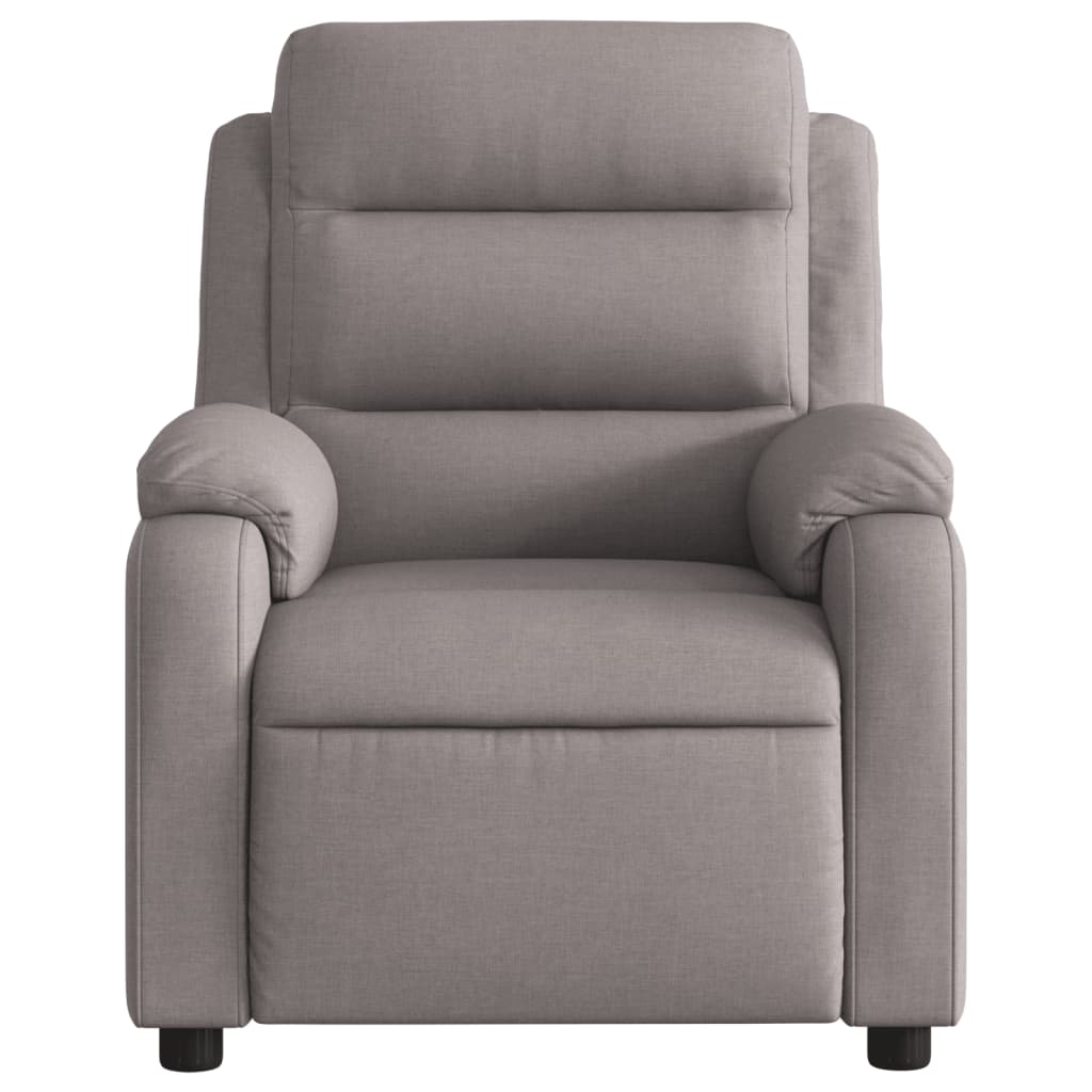 Fauteuil inclinable électrique Taupe Tissu - XIOS
