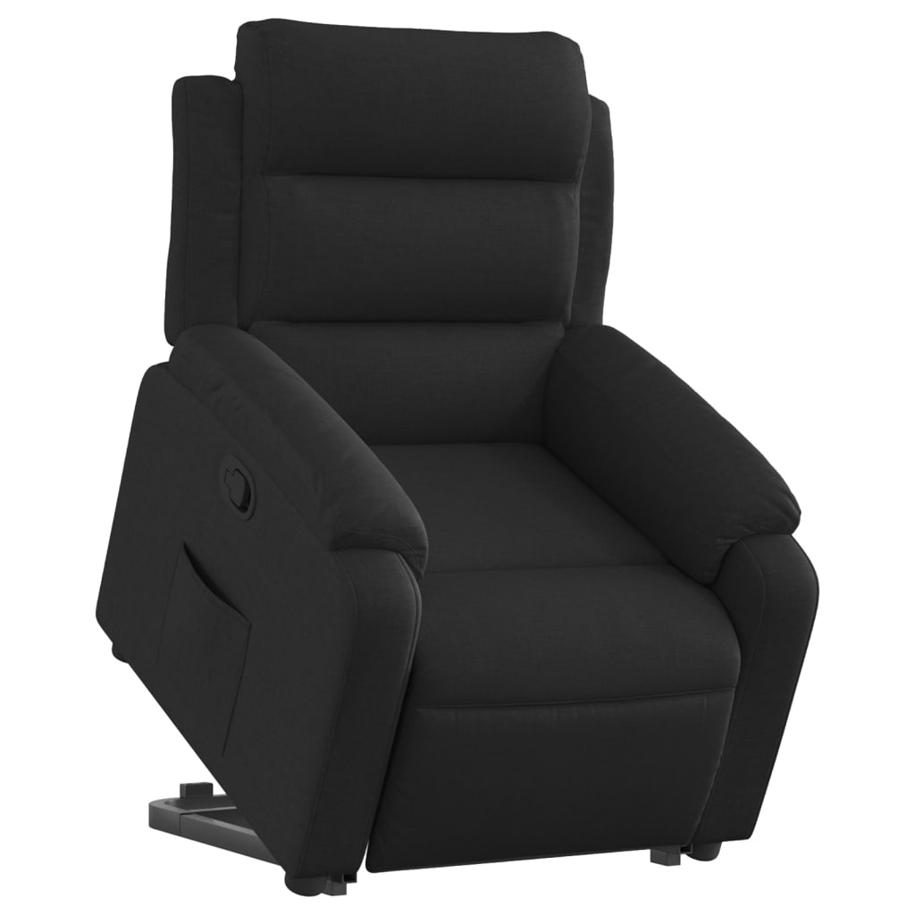 Fauteuil inclinable noir tissu - XIOS