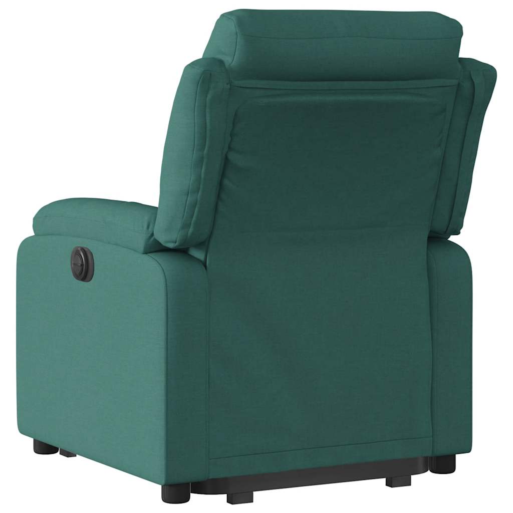 Fauteuil inclinable vert foncé tissu - XIOS