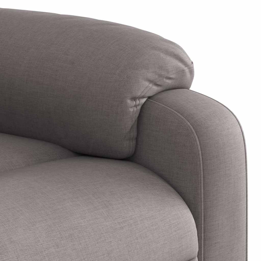Fauteuil inclinable taupe tissu - XIOS