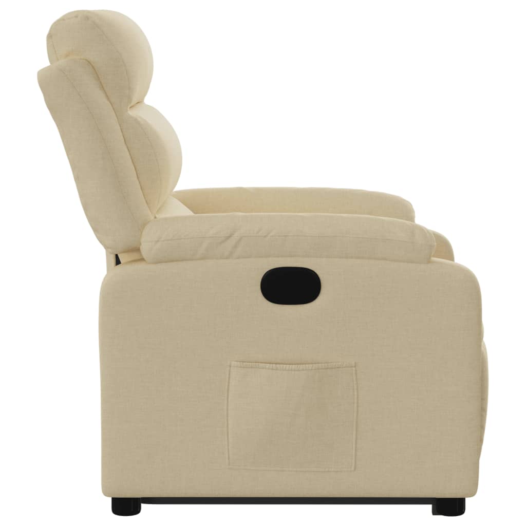 Fauteuil inclinable Crème Tissu - XIOS