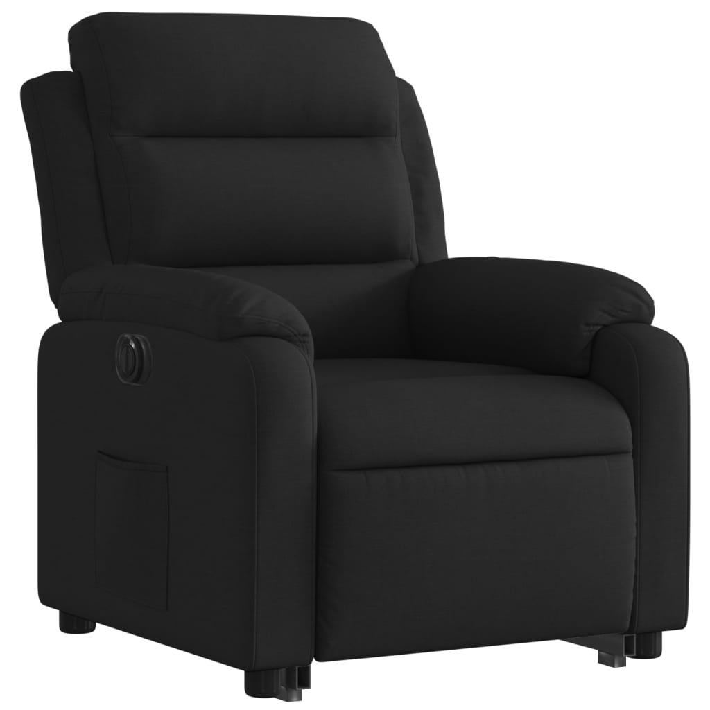 Fauteuil inclinable électrique noir tissu - XIOS