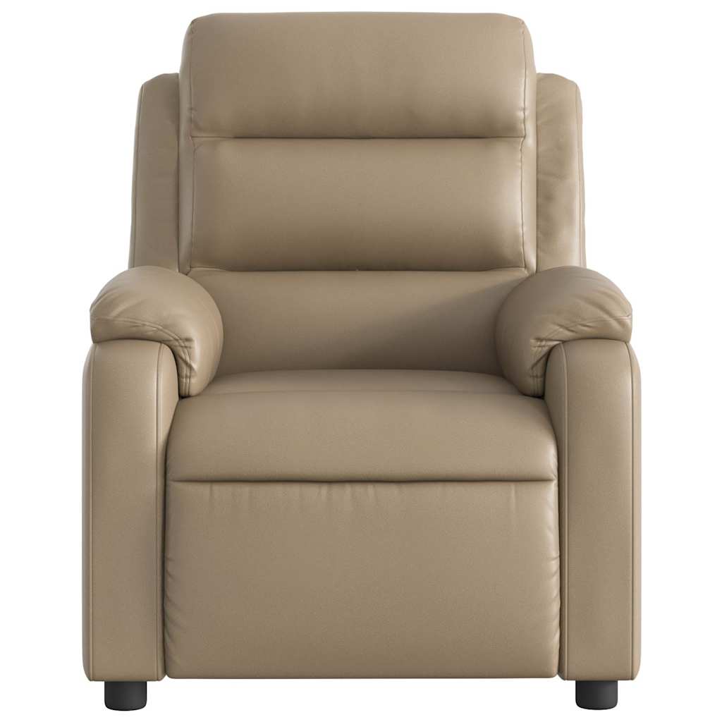 Fauteuil inclinable électrique Cappuccino Similicuir - XIOS