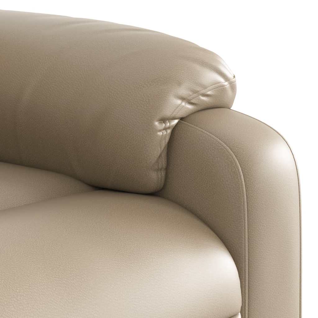 Fauteuil de massage inclinable électrique cappuccino similicuir - XIOS