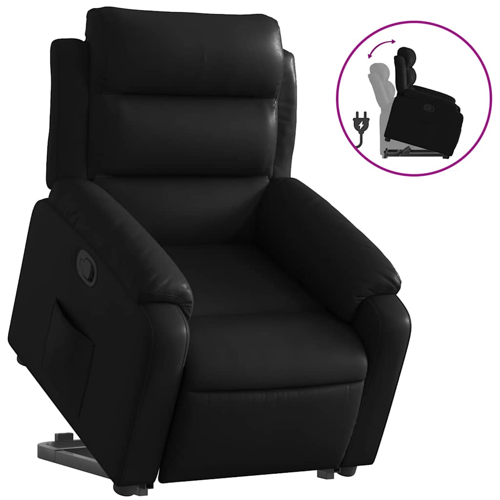 Fauteuil inclinable Noir Similicuir - XIOS