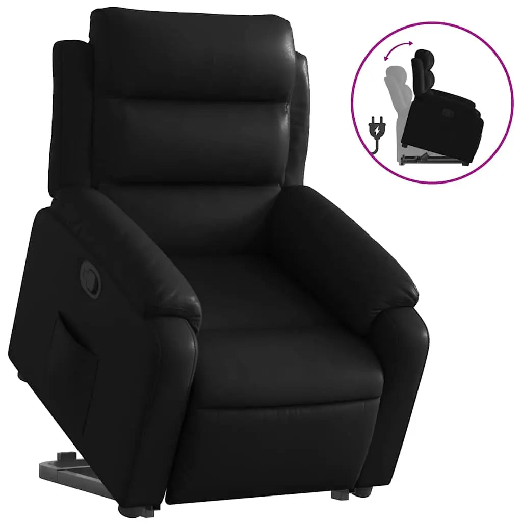 Fauteuil inclinable Noir Similicuir - XIOS