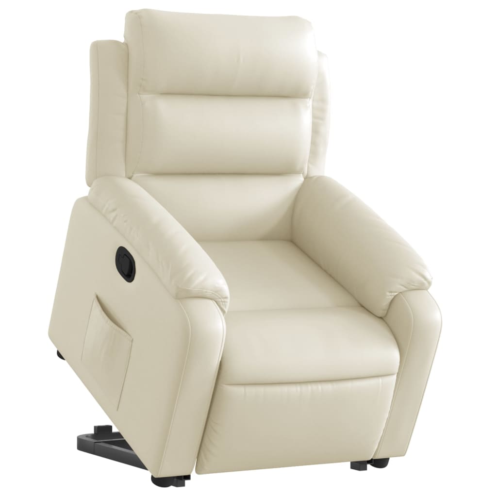 Fauteuil inclinable Crème Similicuir - XIOS