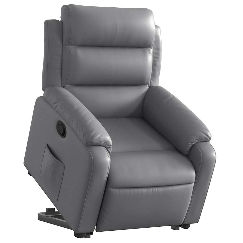 Fauteuil inclinable Gris Similicuir - XIOS