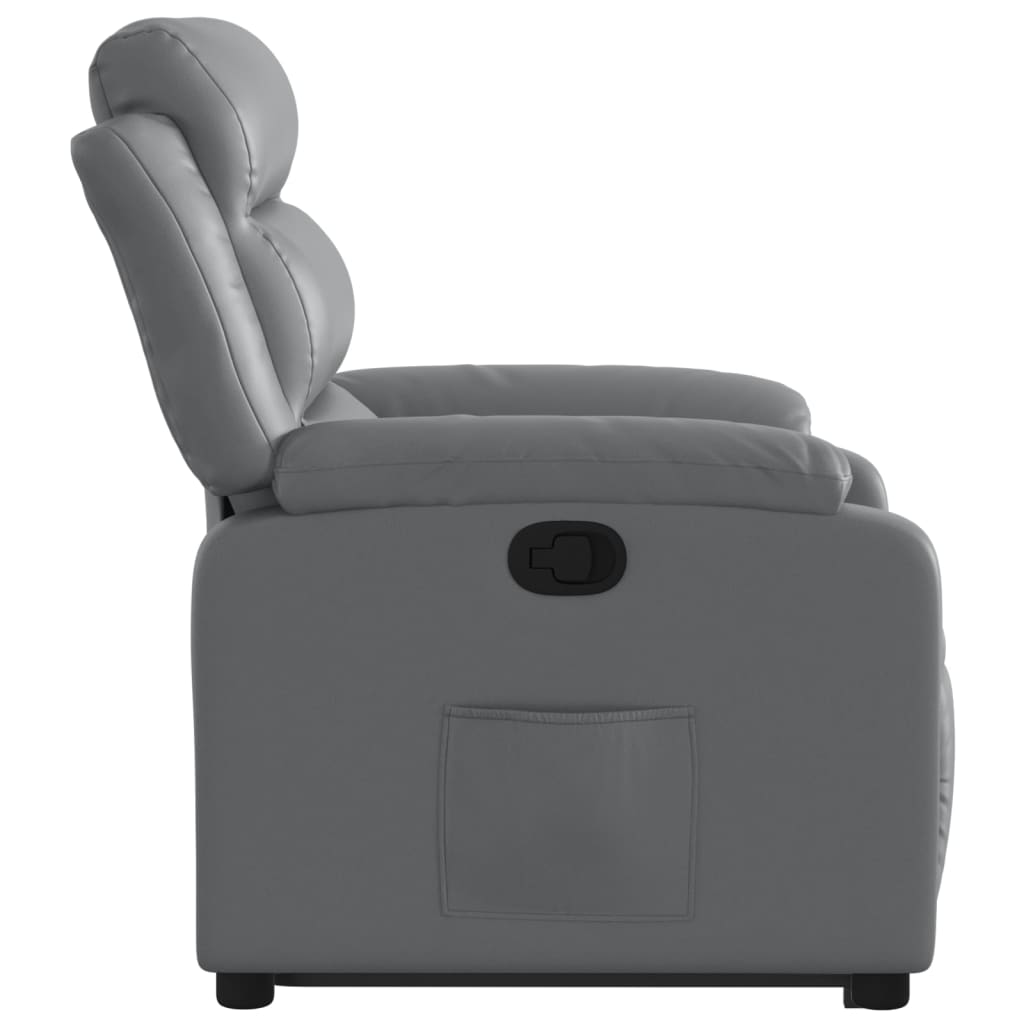 Fauteuil inclinable Gris Similicuir - XIOS