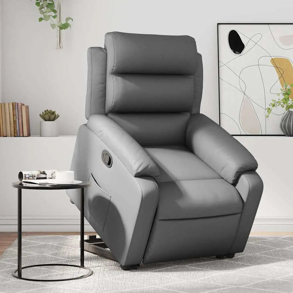 Fauteuil inclinable Gris Similicuir - XIOS