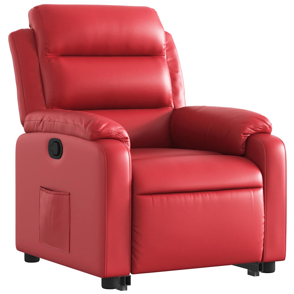 Fauteuil inclinable Rouge Similicuir - XIOS