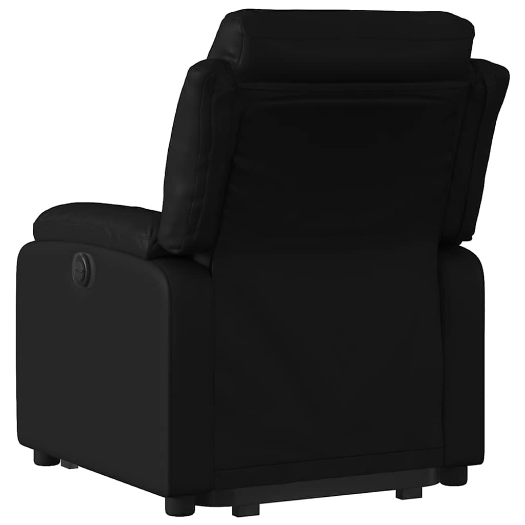 Fauteuil inclinable électrique noir similicuir - XIOS