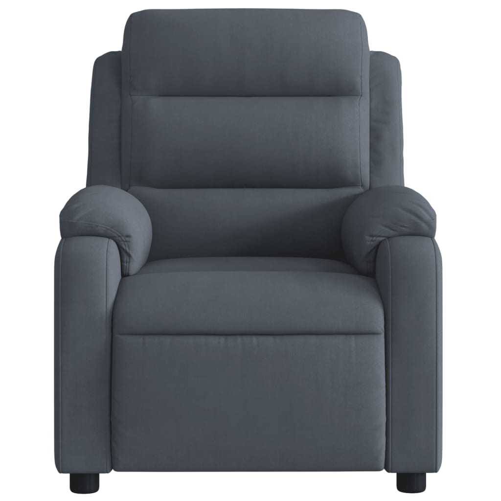 Fauteuil inclinable électrique Gris foncé Velours - XIOS