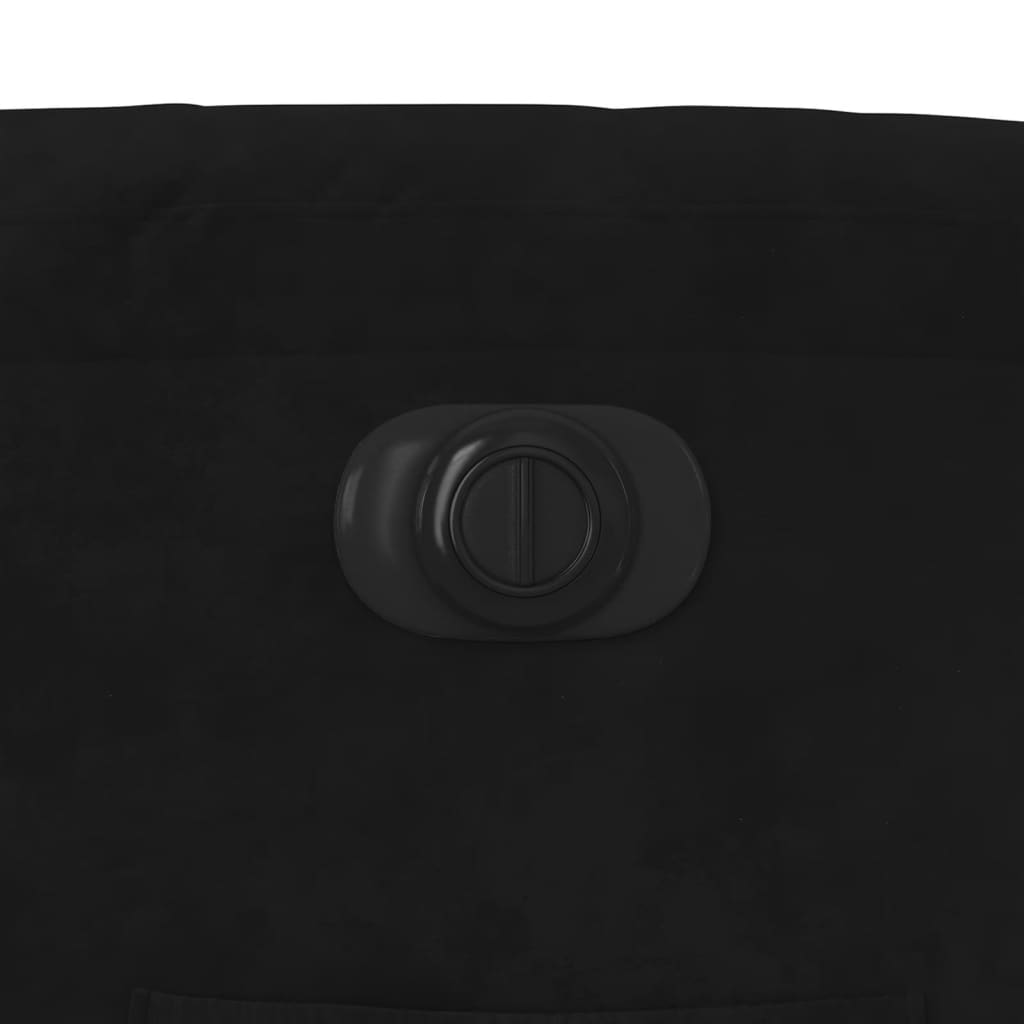 Fauteuil inclinable électrique noir velours - XIOS