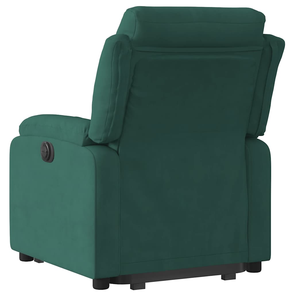 Fauteuil inclinable Vert foncé Velours - XIOS