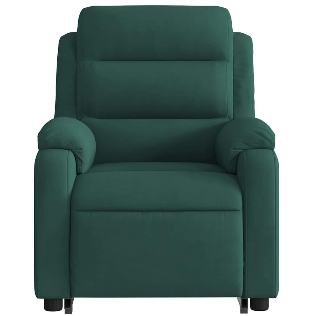Fauteuil inclinable Vert foncé Velours - XIOS