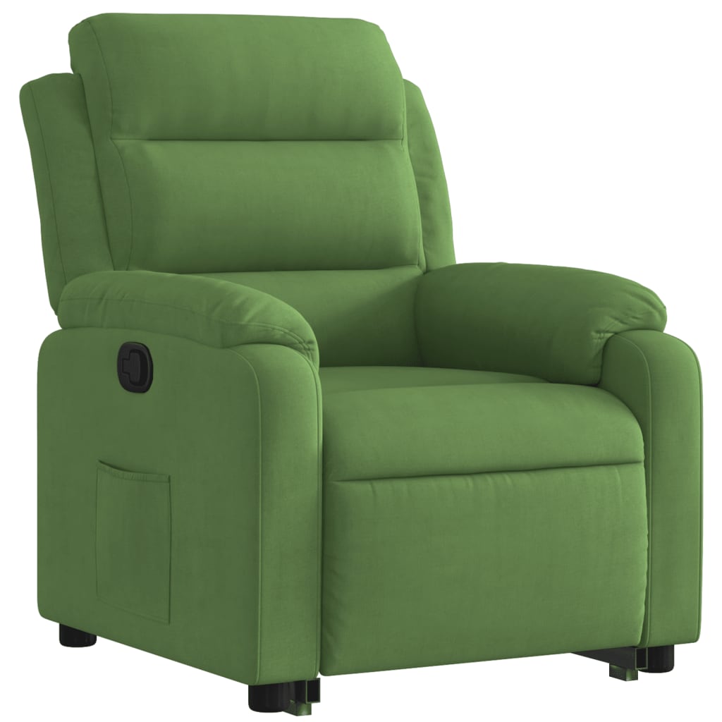 Fauteuil inclinable Vert clair Velours - XIOS