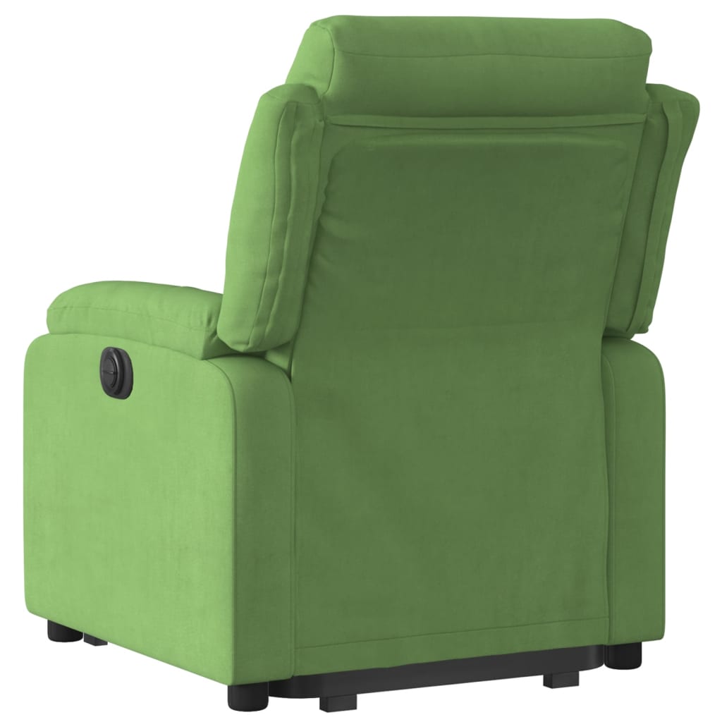 Fauteuil inclinable Vert clair Velours - XIOS