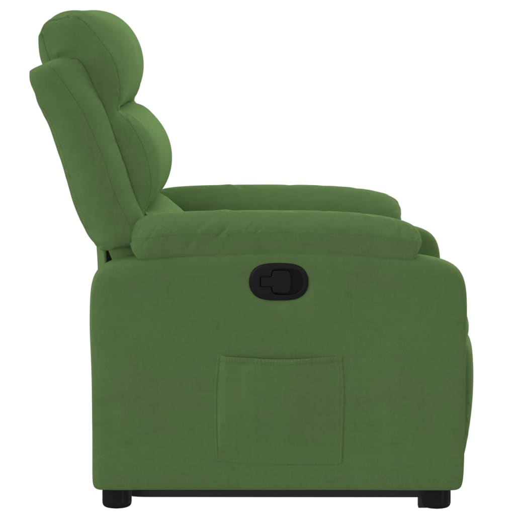 Fauteuil inclinable Vert clair Velours - XIOS