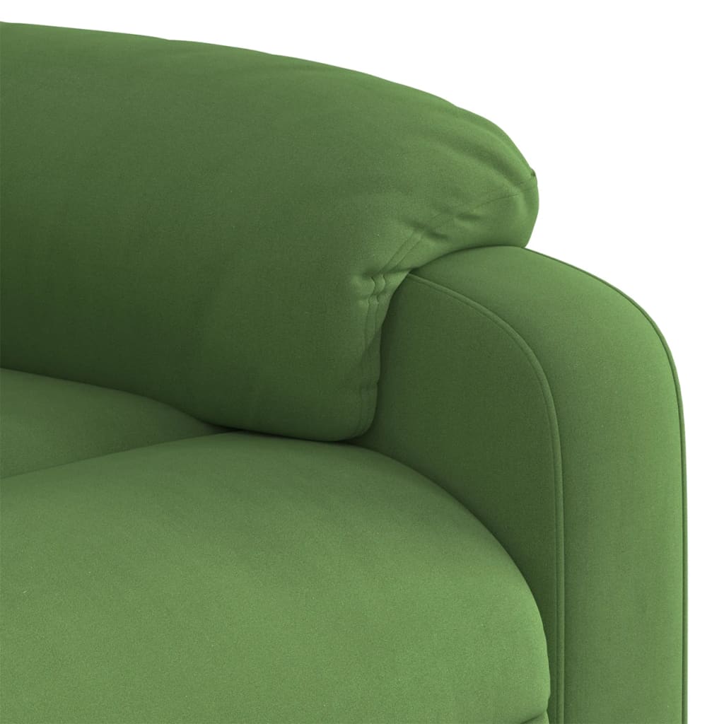 Fauteuil inclinable Vert clair Velours - XIOS