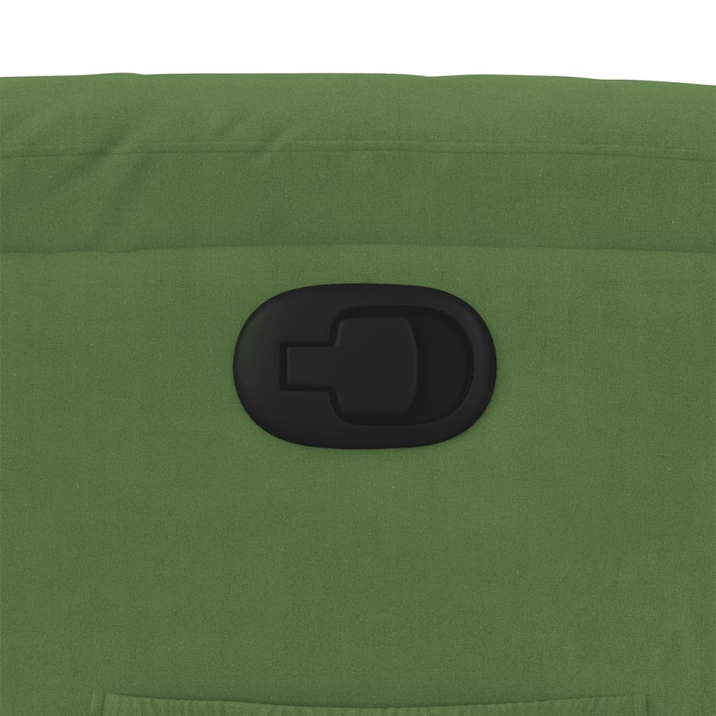 Fauteuil inclinable Vert clair Velours - XIOS