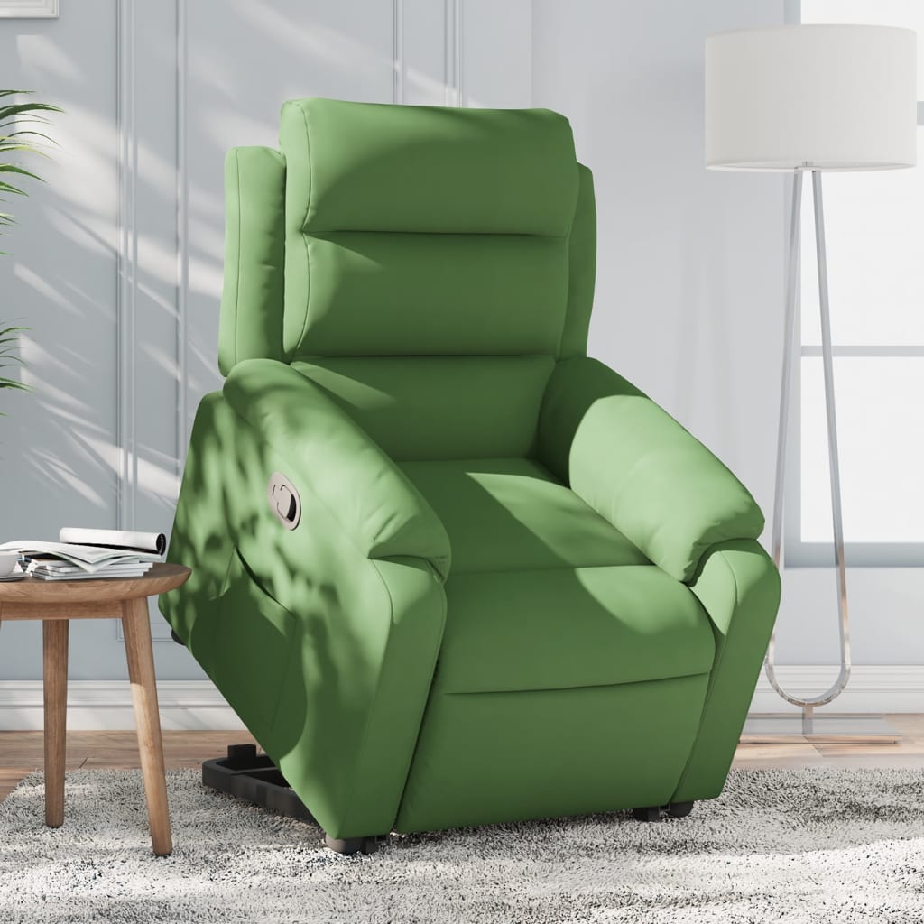 Fauteuil inclinable Vert clair Velours - XIOS