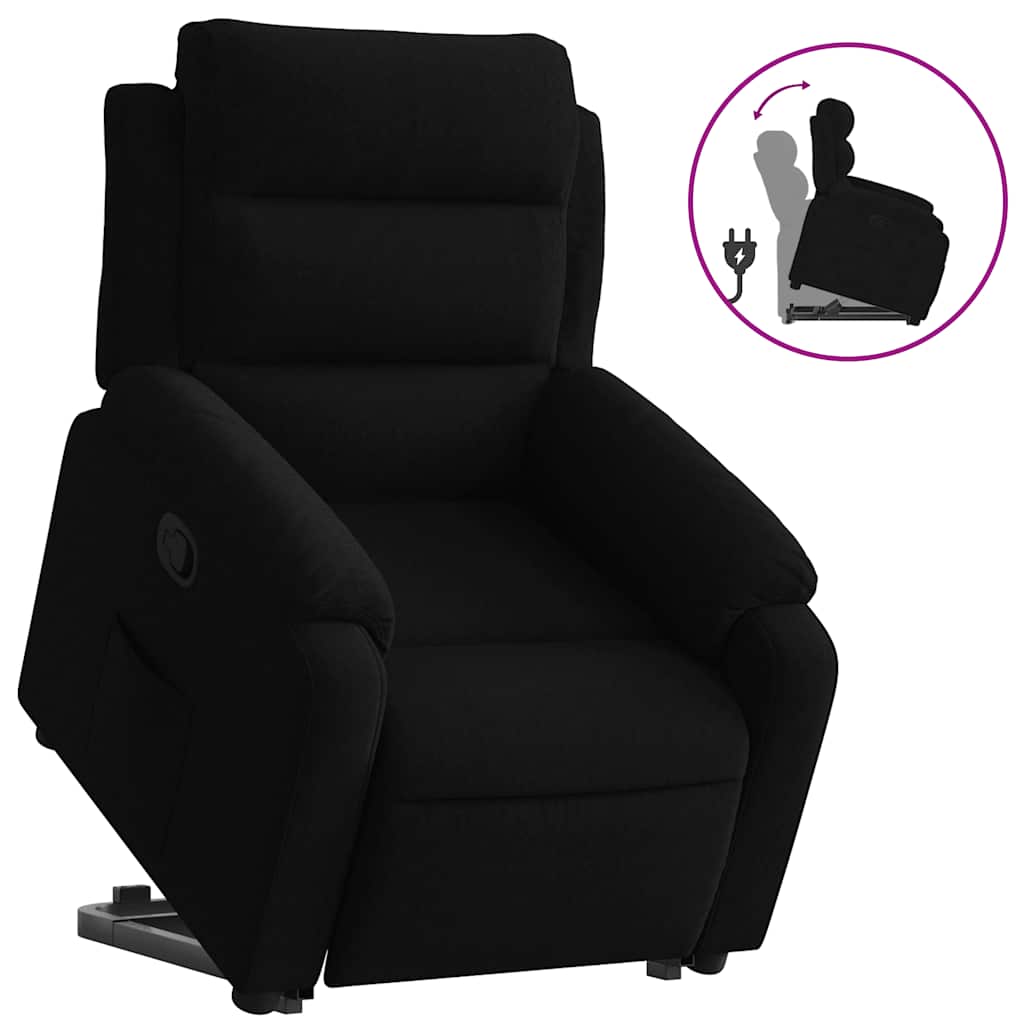 Fauteuil inclinable Noir Velours - XIOS