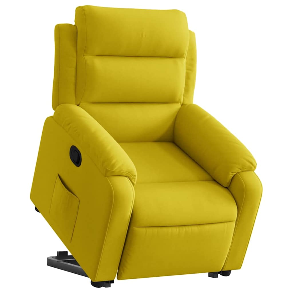 Fauteuil inclinable Jaune Velours - XIOS