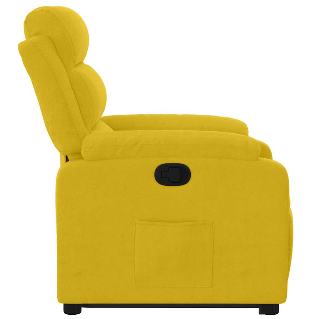 Fauteuil inclinable Jaune Velours - XIOS