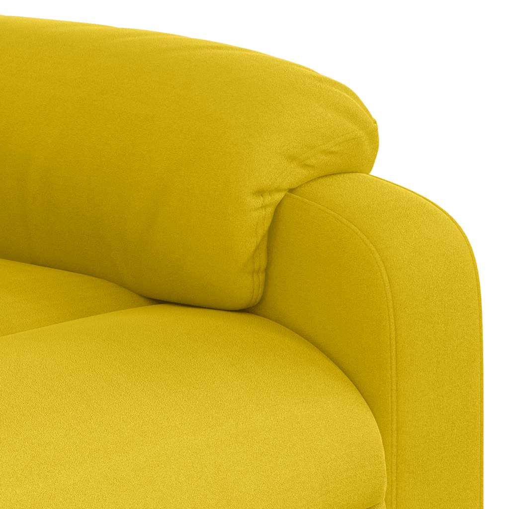 Fauteuil inclinable Jaune Velours - XIOS