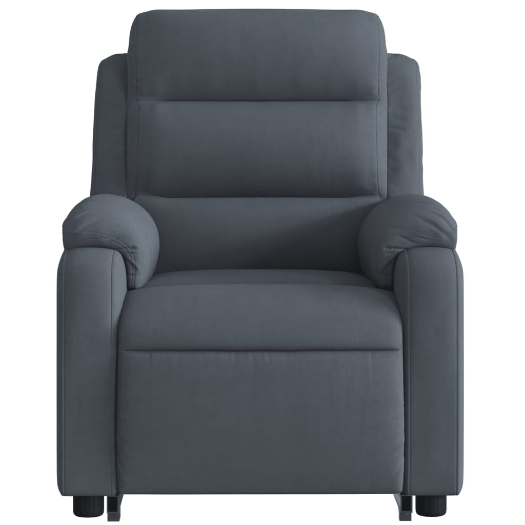 Fauteuil de massage inclinable Gris foncé Velours - XIOS