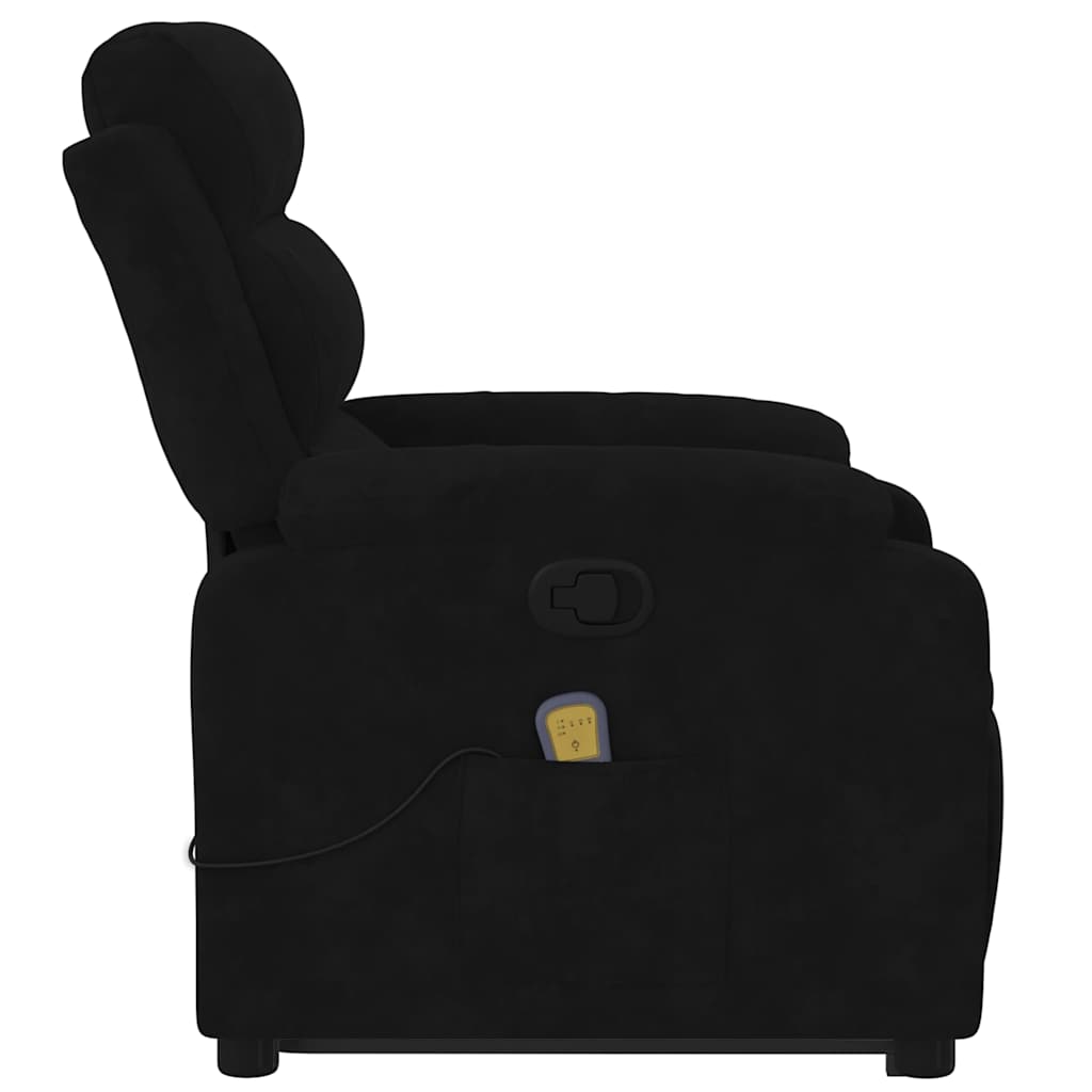 Fauteuil de massage inclinable Noir Velours - XIOS
