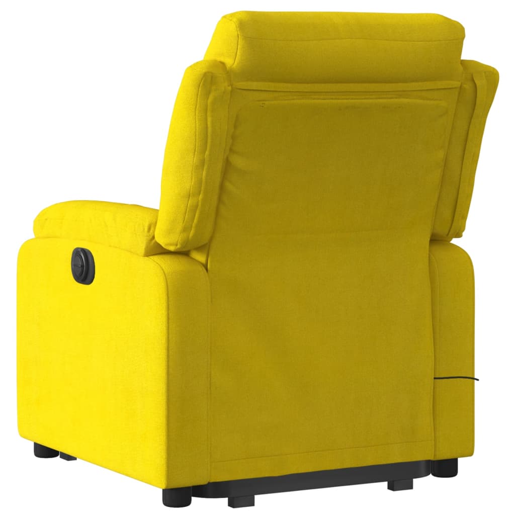 Fauteuil de massage inclinable Jaune Velours - XIOS