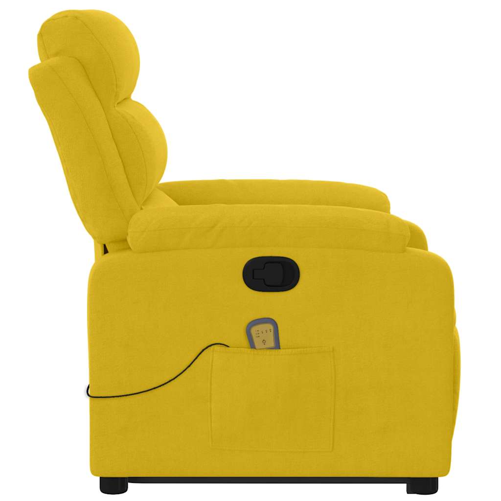 Fauteuil de massage inclinable Jaune Velours - XIOS