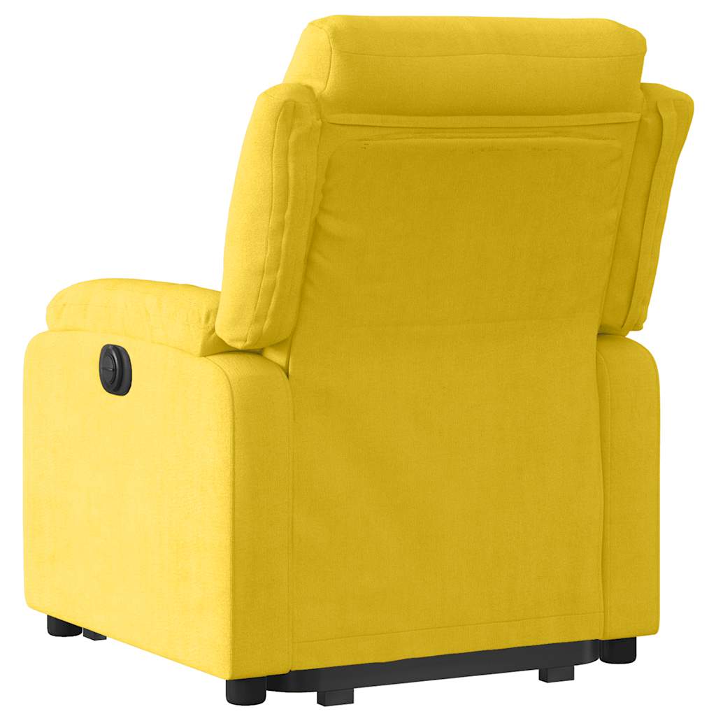 Fauteuil inclinable électrique jaune Velours - XIOS