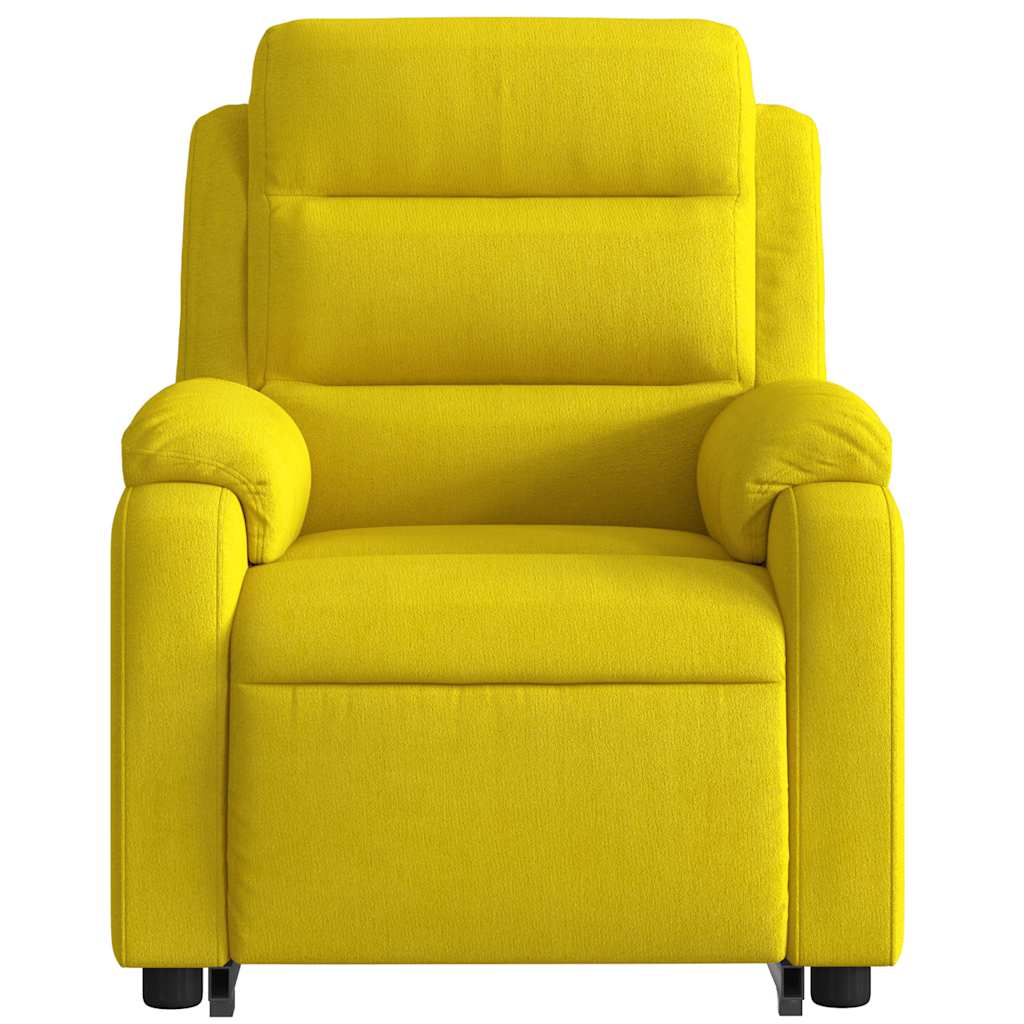 Fauteuil inclinable électrique jaune Velours - XIOS