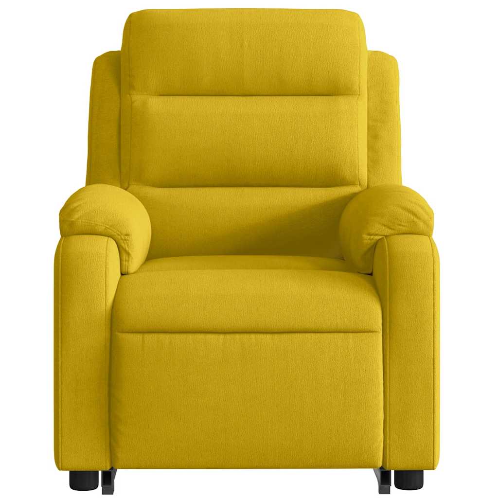 Fauteuil inclinable électrique jaune Velours - XIOS