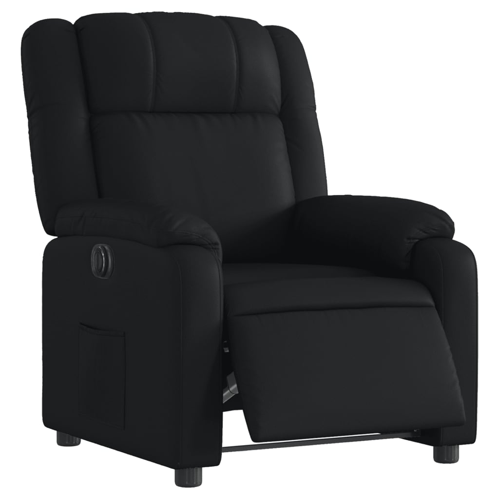 Fauteuil inclinable électrique Noir Similicuir - XIOS