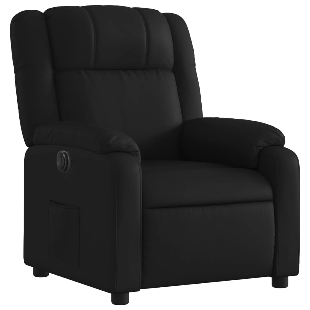 Fauteuil inclinable électrique Noir Similicuir - XIOS