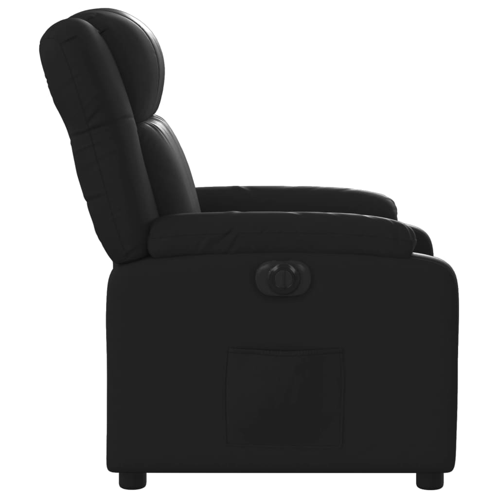 Fauteuil inclinable électrique Noir Similicuir - XIOS