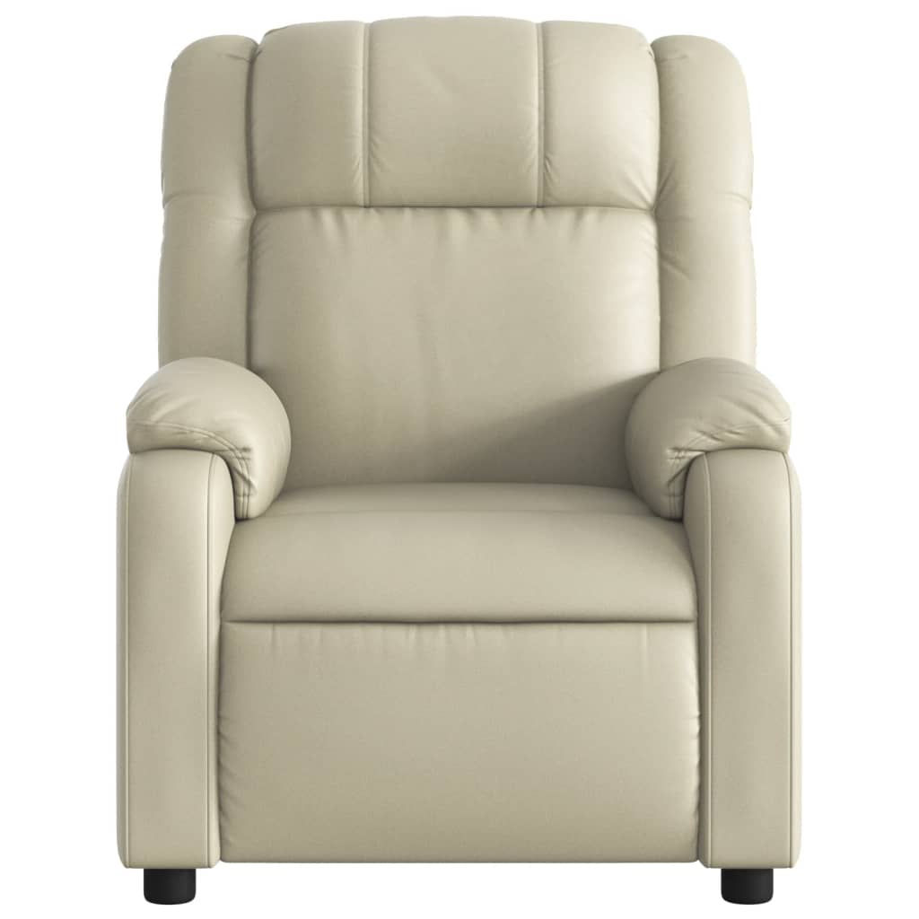 Fauteuil inclinable électrique Crème Similicuir - XIOS