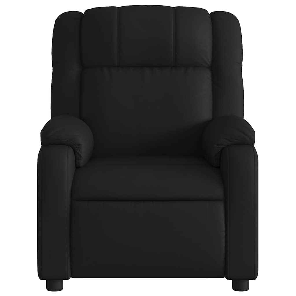 Fauteuil de massage inclinable électrique noir similicuir - XIOS