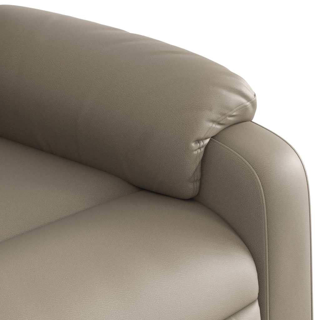 Fauteuil de massage inclinable électrique cappuccino similicuir - XIOS