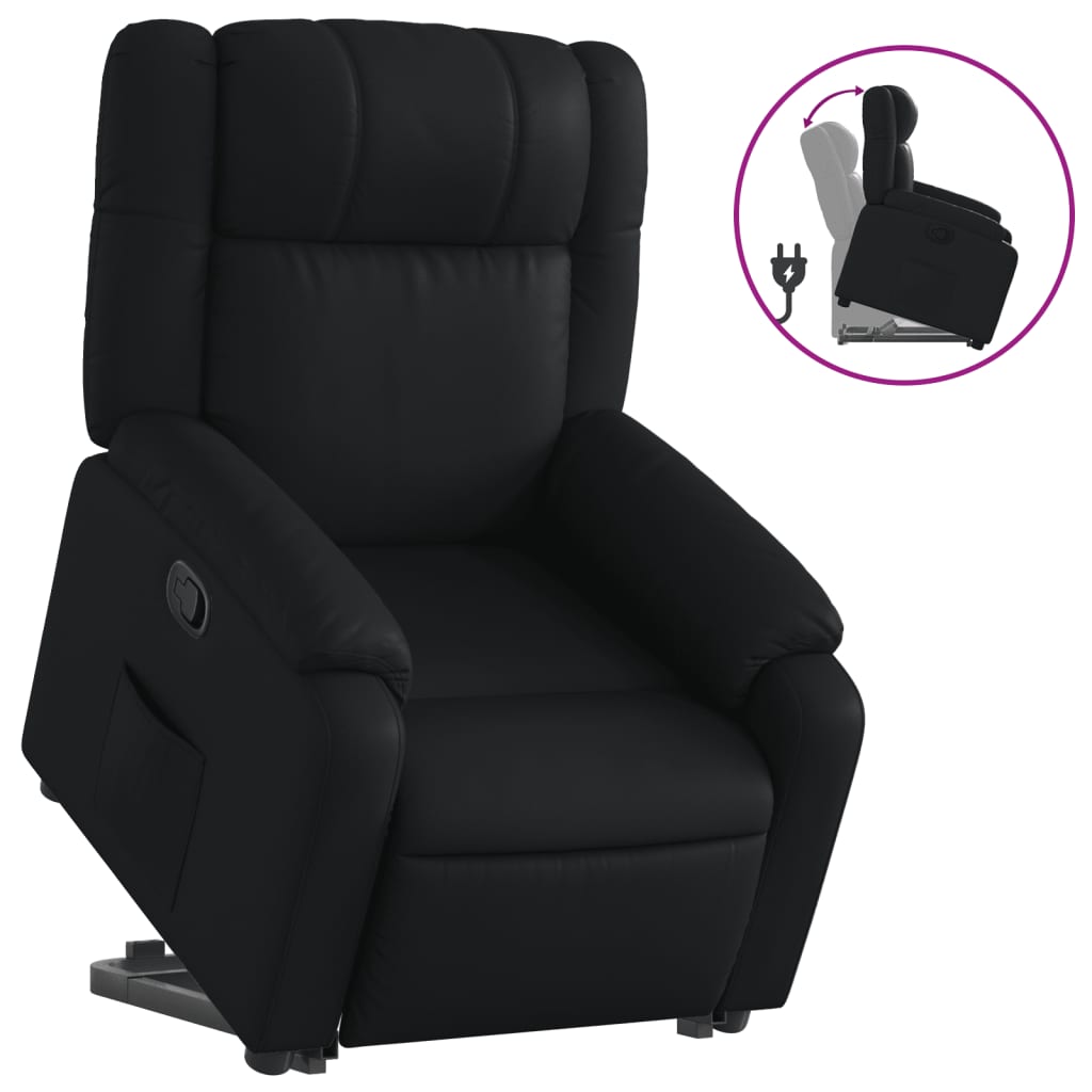Fauteuil inclinable Noir Similicuir - XIOS
