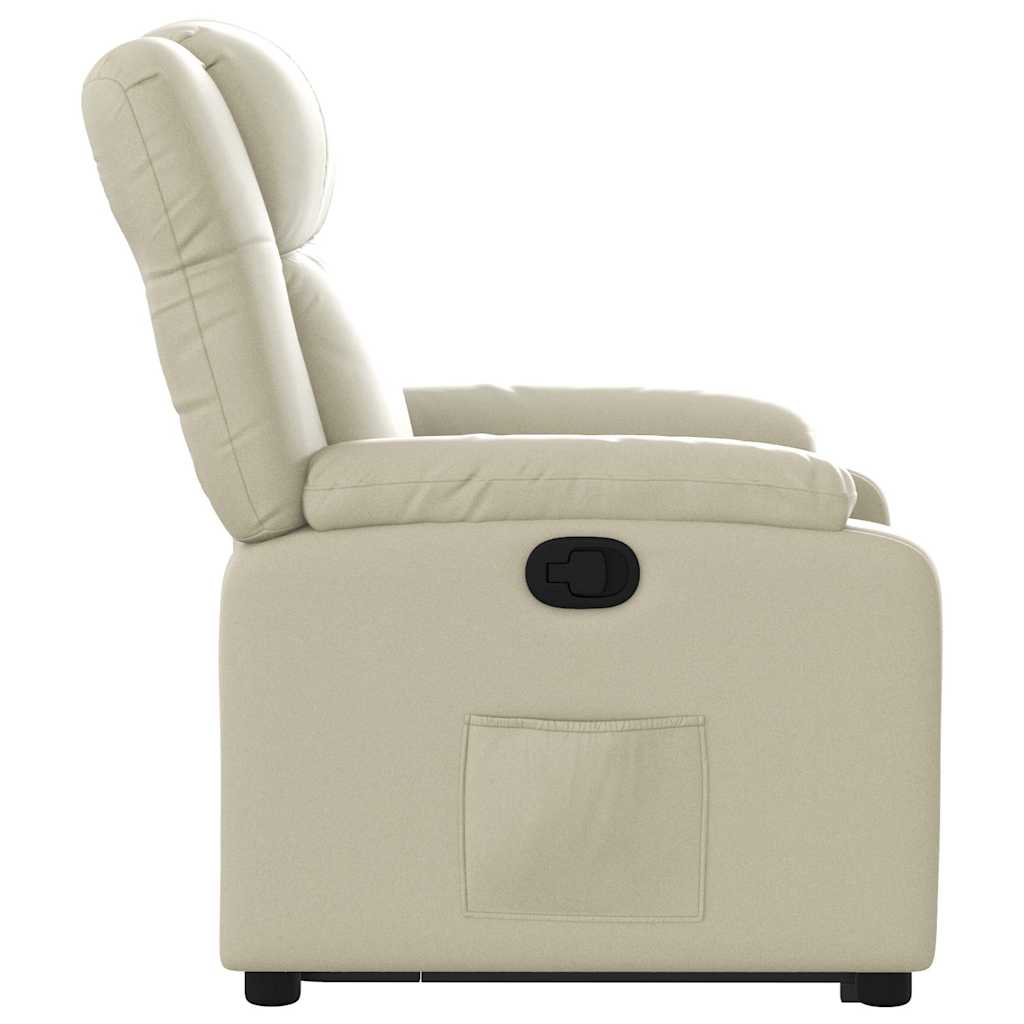 Fauteuil inclinable Crème Similicuir - XIOS